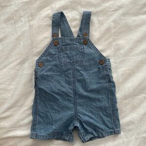 Carter's Blue Denim Kids Overalls with Button Details